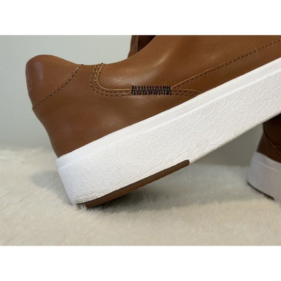 Kizik Vegas Men's Sz 10/Women 11.5-Hands Free Brown Leather Casual Slip On - Picture 6 of 13